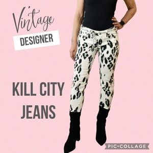 Kill City Animal Print Jeans